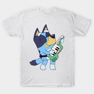 Bluey dancing piano music bluey T-Shirt